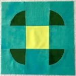 Finished button quilt block version 2