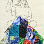 Kinkeeper fiber art by Carrie Howard