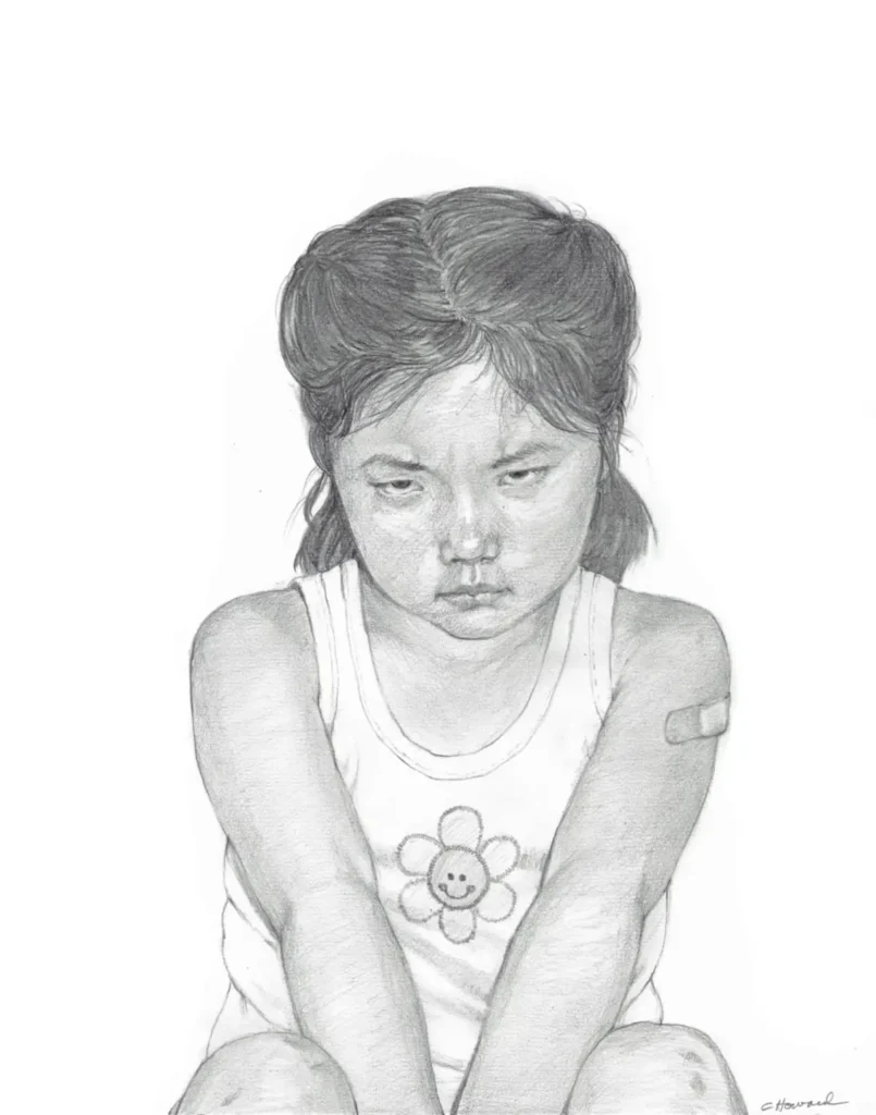 Slow Burn drawing by Carrie Howard