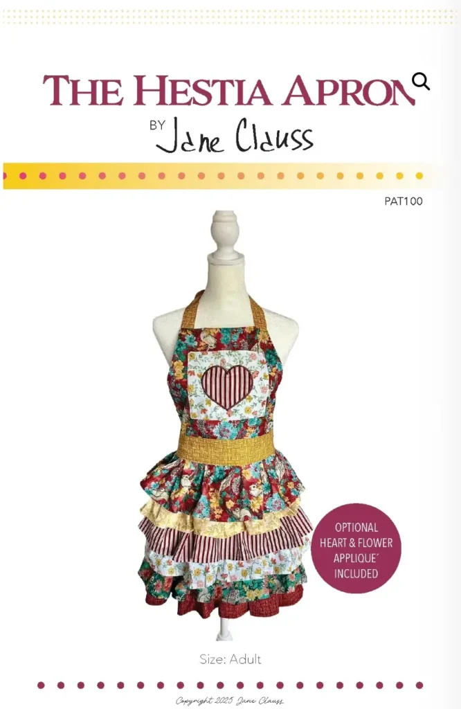 The Hestia Apron pattern by Jane Clauss