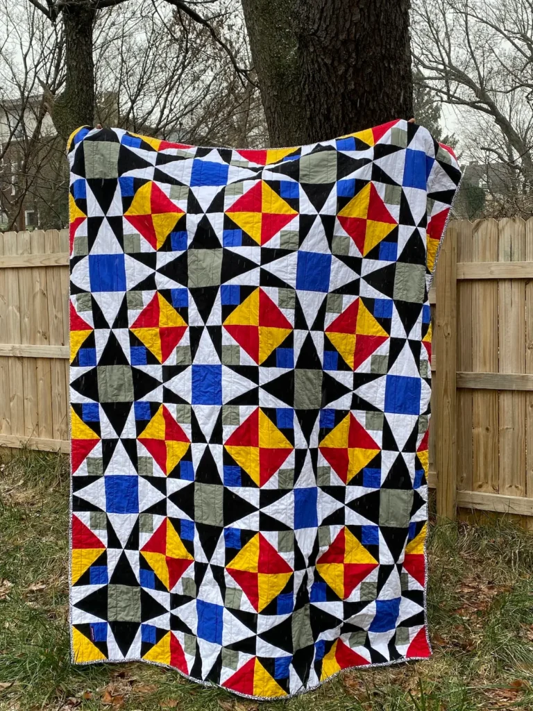 Winding ways quilt made by Krystle Merchant