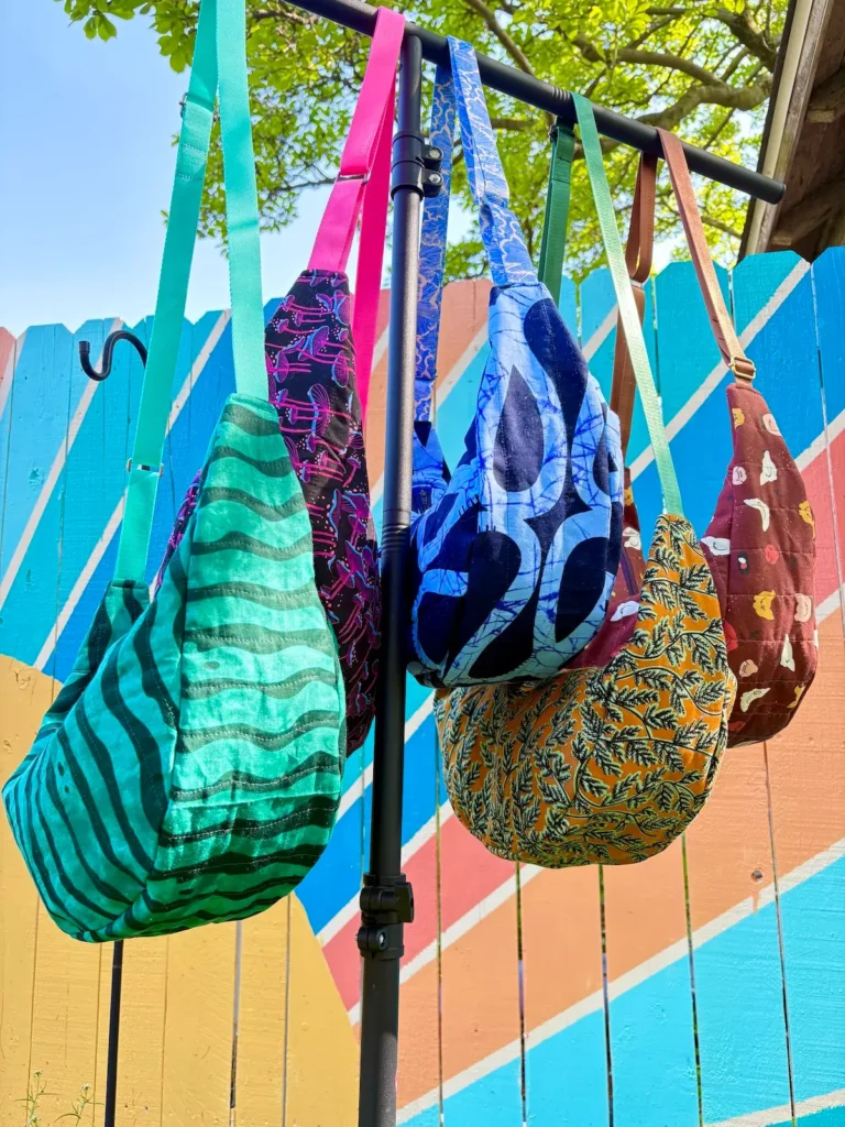 Sling purses made by Krystle Merchant