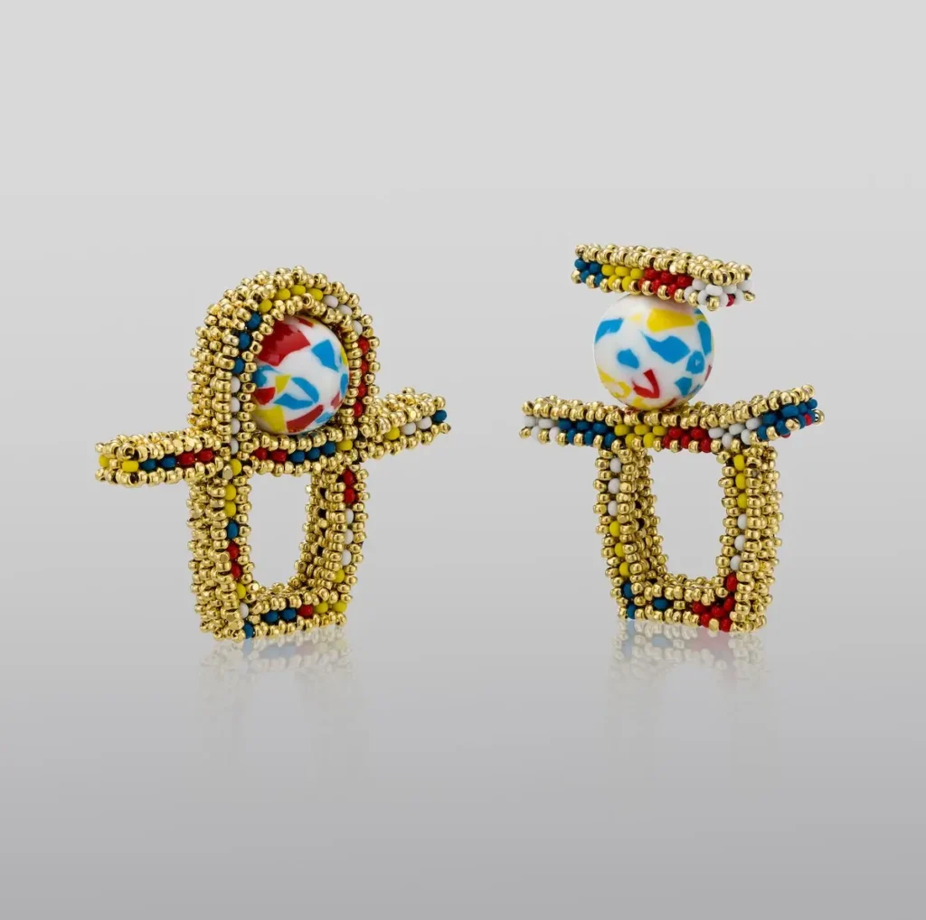 Las Menianas Twin Rings by Maracole Bijoux