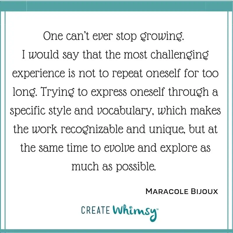 Maracole Bijoux quote