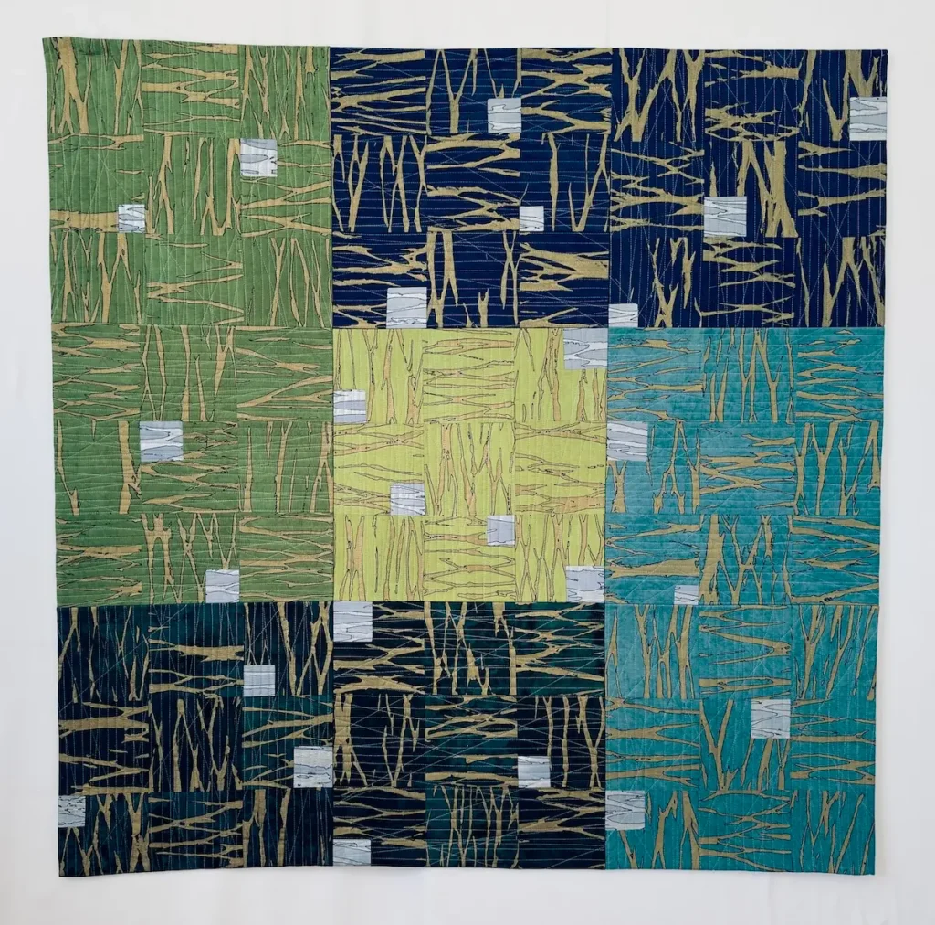 Luminous #19 fiber art by Mary Lou Alexander