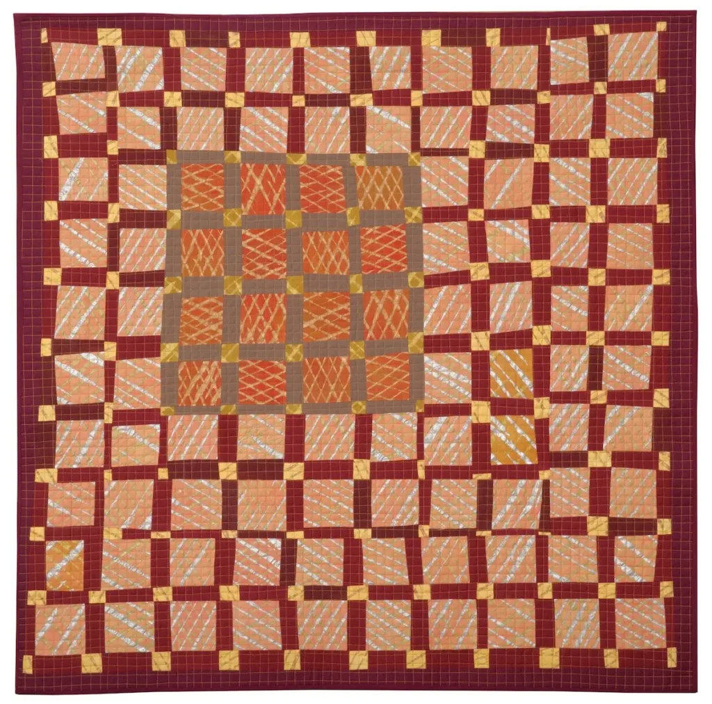 Luminous #8 fiber art by Mary Lou Alexander
