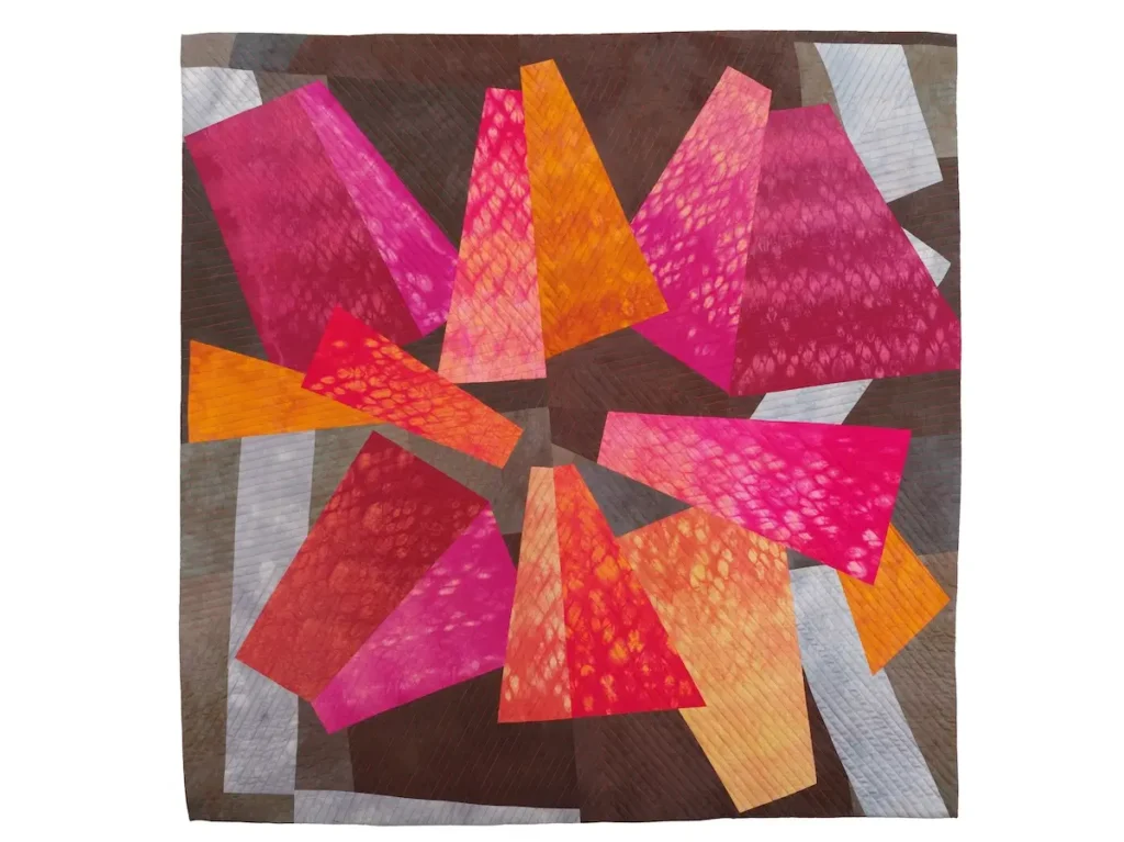 Things Fall Apart #8 fiber art by Mary Lou Alexander