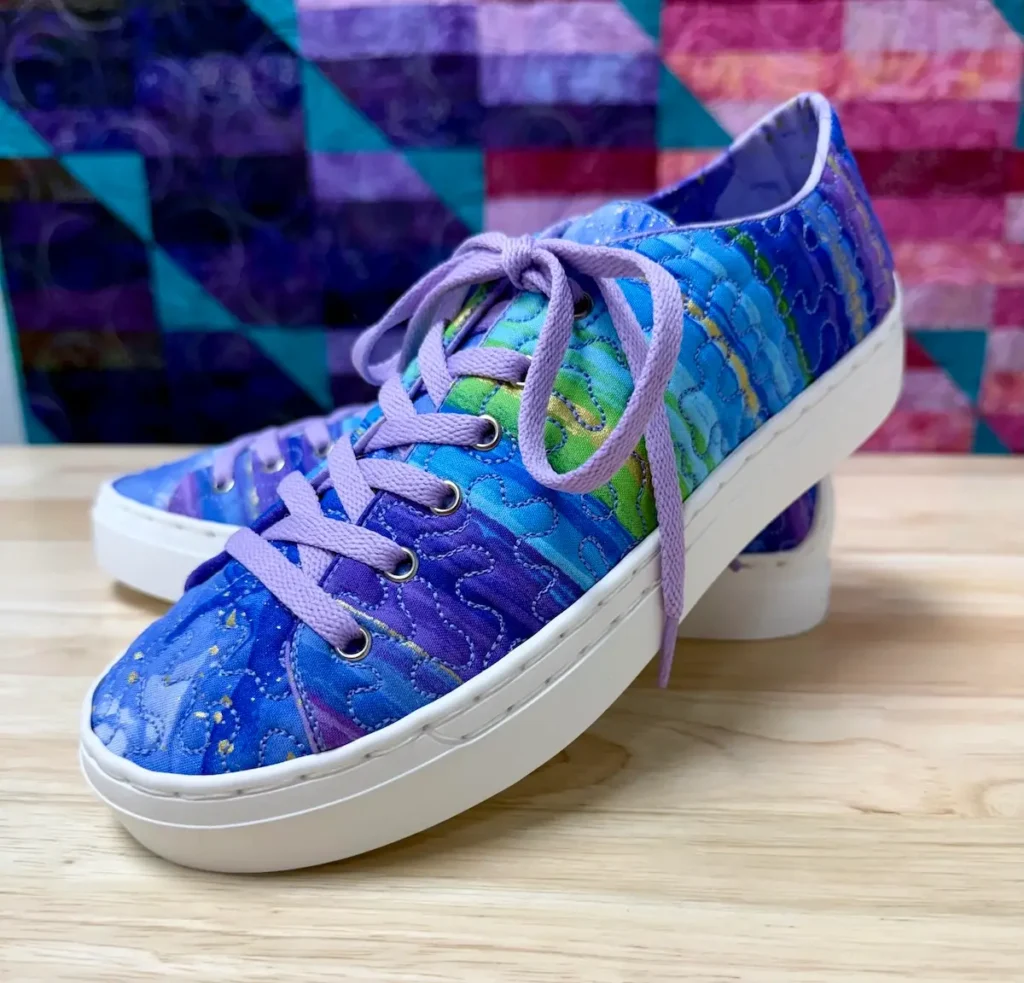 Park Place sneakers made by Natalie Buxkemper