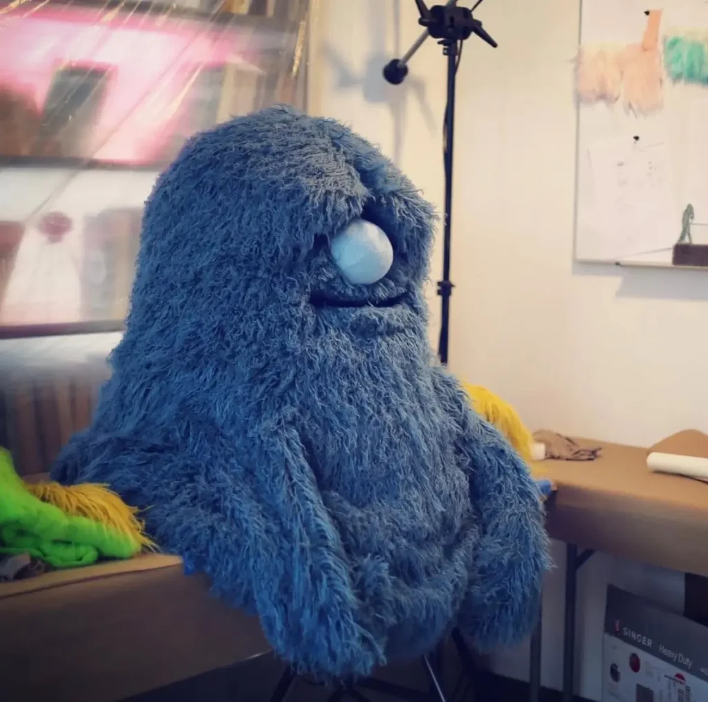 Huge monster custom puppet by Zach Buchman