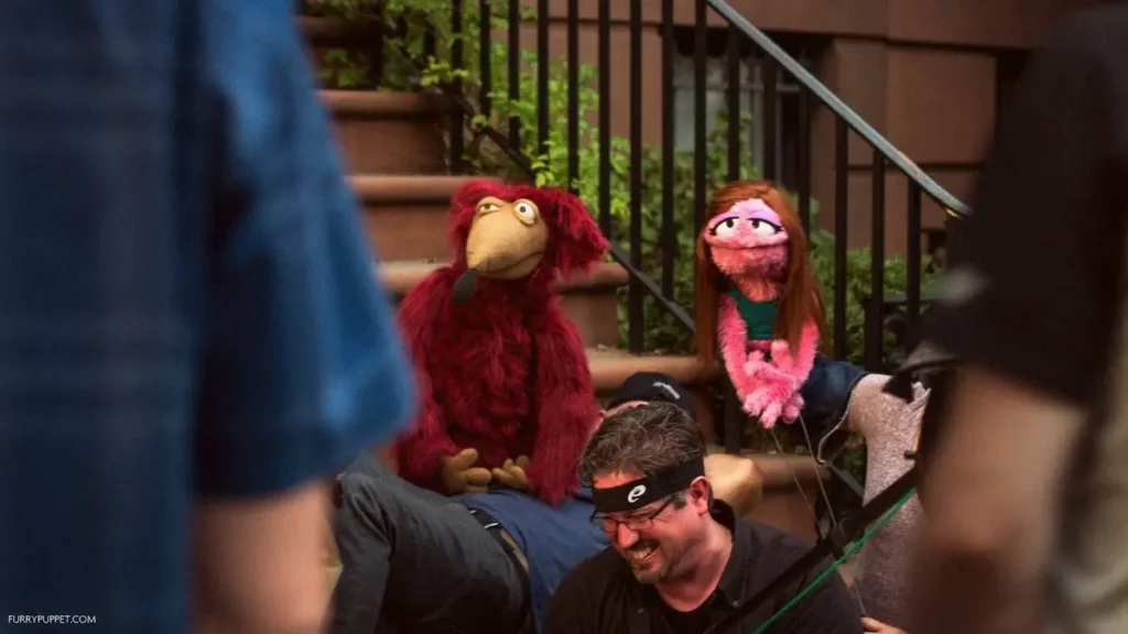 Puppet photoshoot in New York