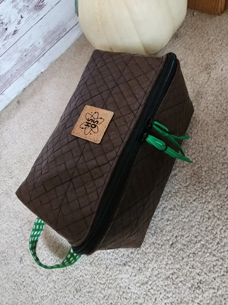Wide open bag finished by Courtney Mulvey