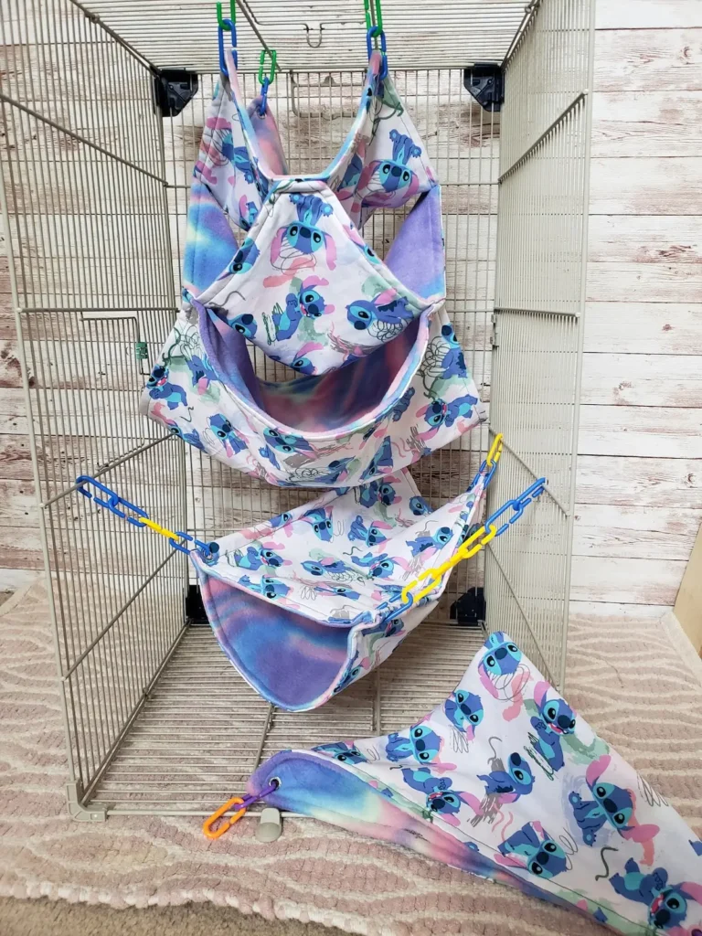 Rat Hammocks made by Courtney Mulvey