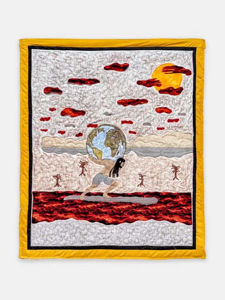 Suffering of Humanity quilt by Gary Tyler