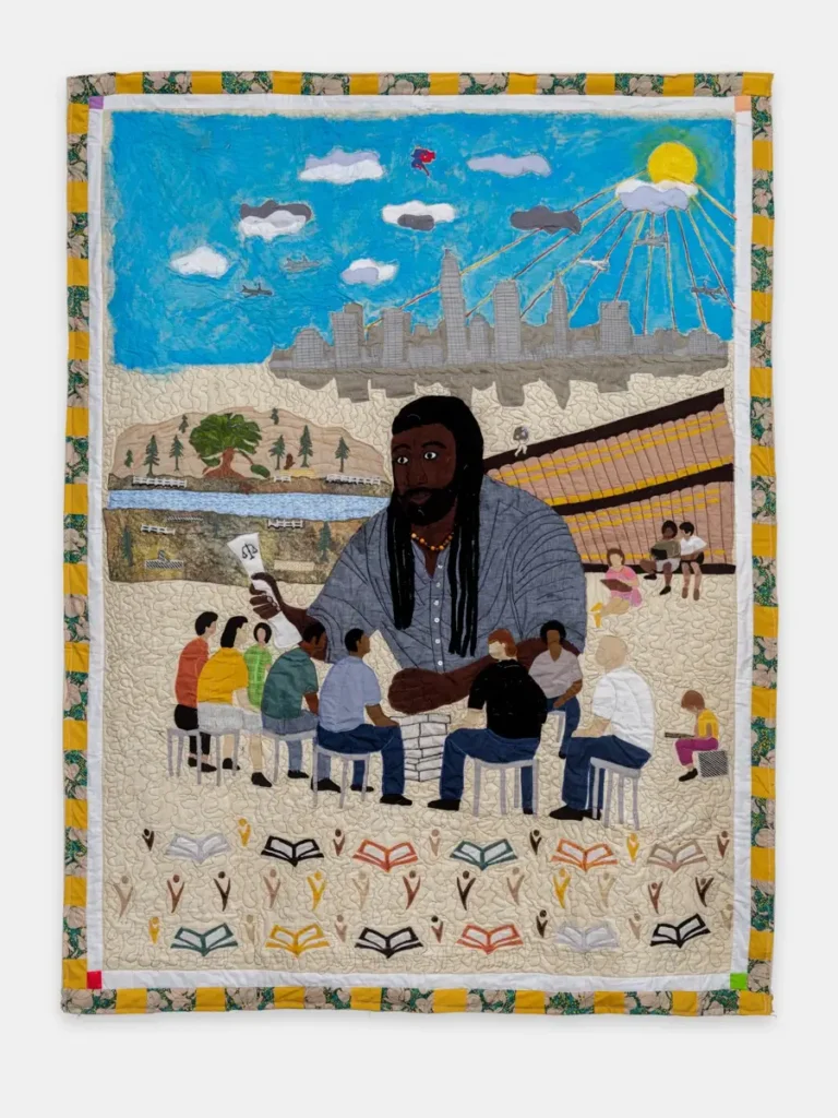 Realm of Knowledge quilt by Gary Tyler
