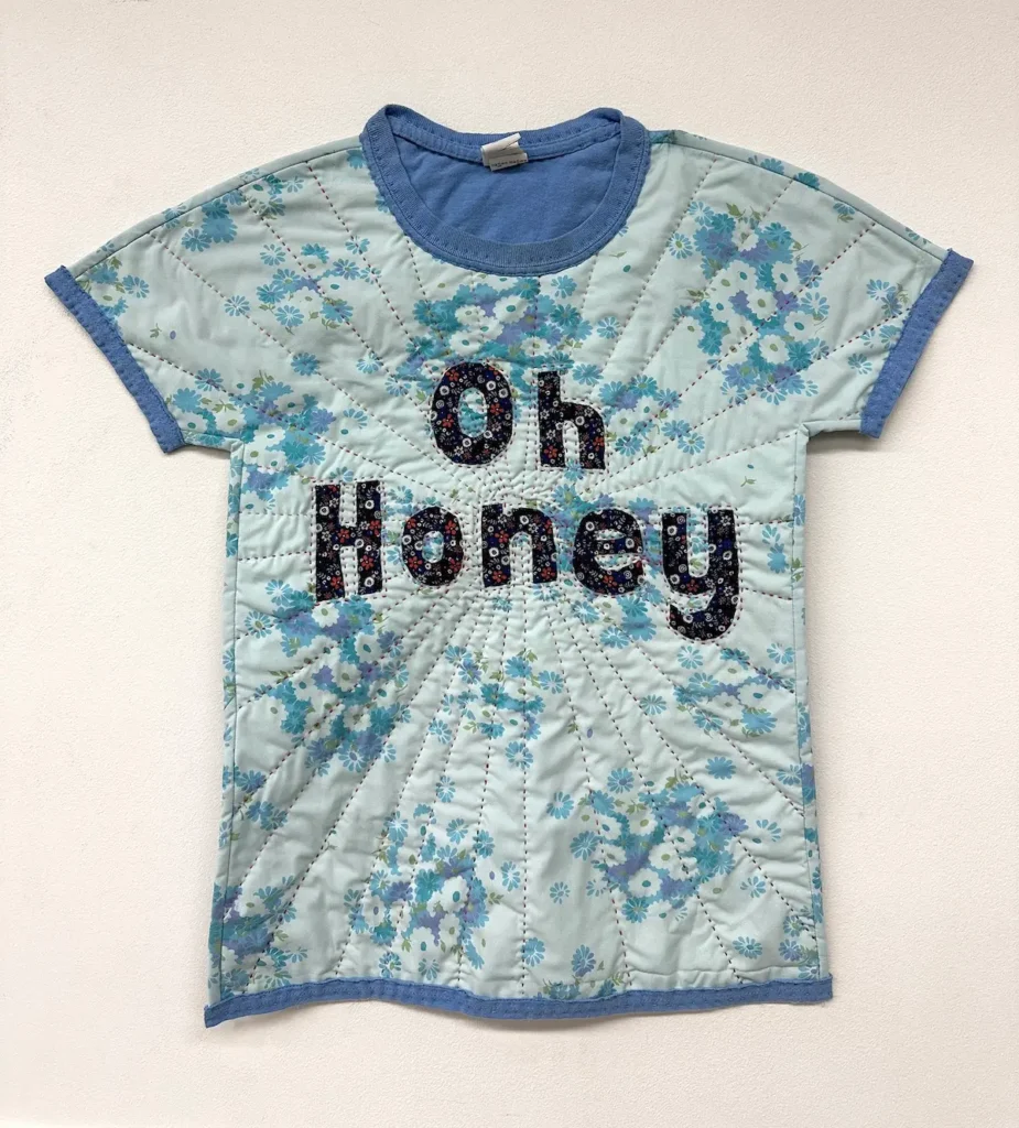 Oh, Honey quilted shirt by Jessica Wohl