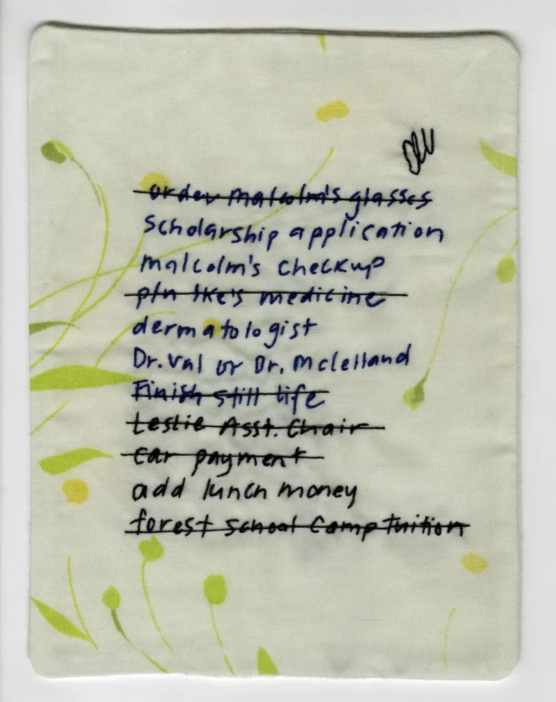I'll Take Care of It, Order Malcolm's Glasses fiber art by Jessica Wohl