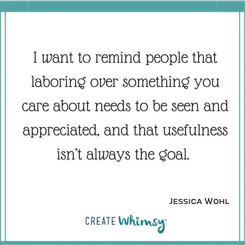 Jessica Wohl quote