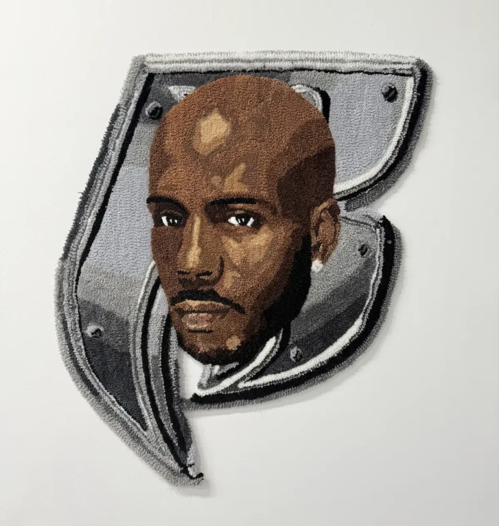 Ruff Ryder fiber art by Kid Kardiac