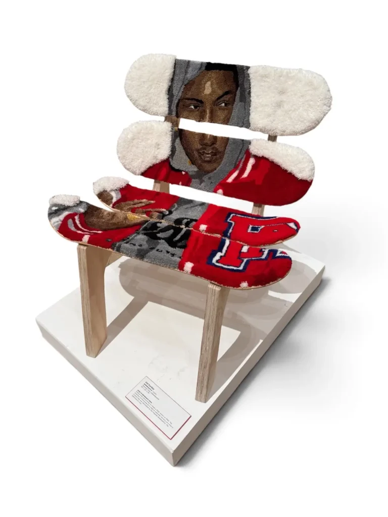 Snowboards with rug tufting by Kid Kardiac