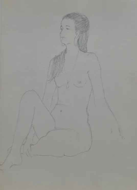 Frida Life Drawing by Lynda McDonald