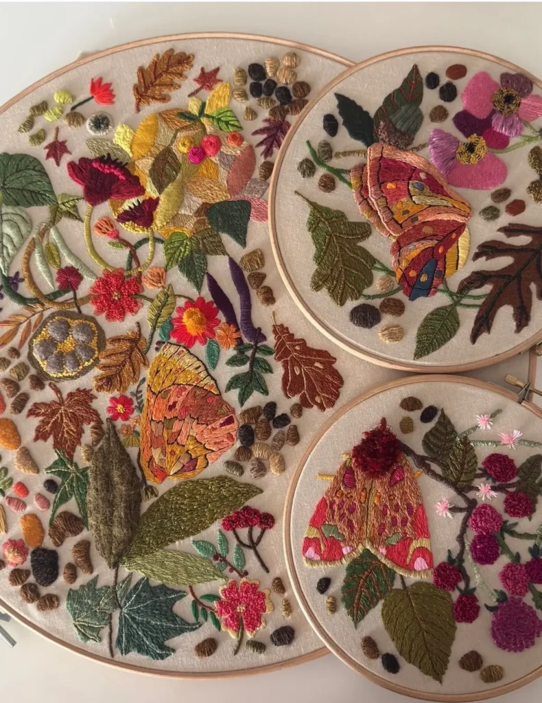 Hand Stitched Studies by Sabine Kaner