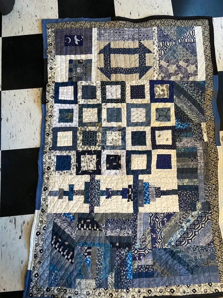 Blue Quilt by Scot Augustston
