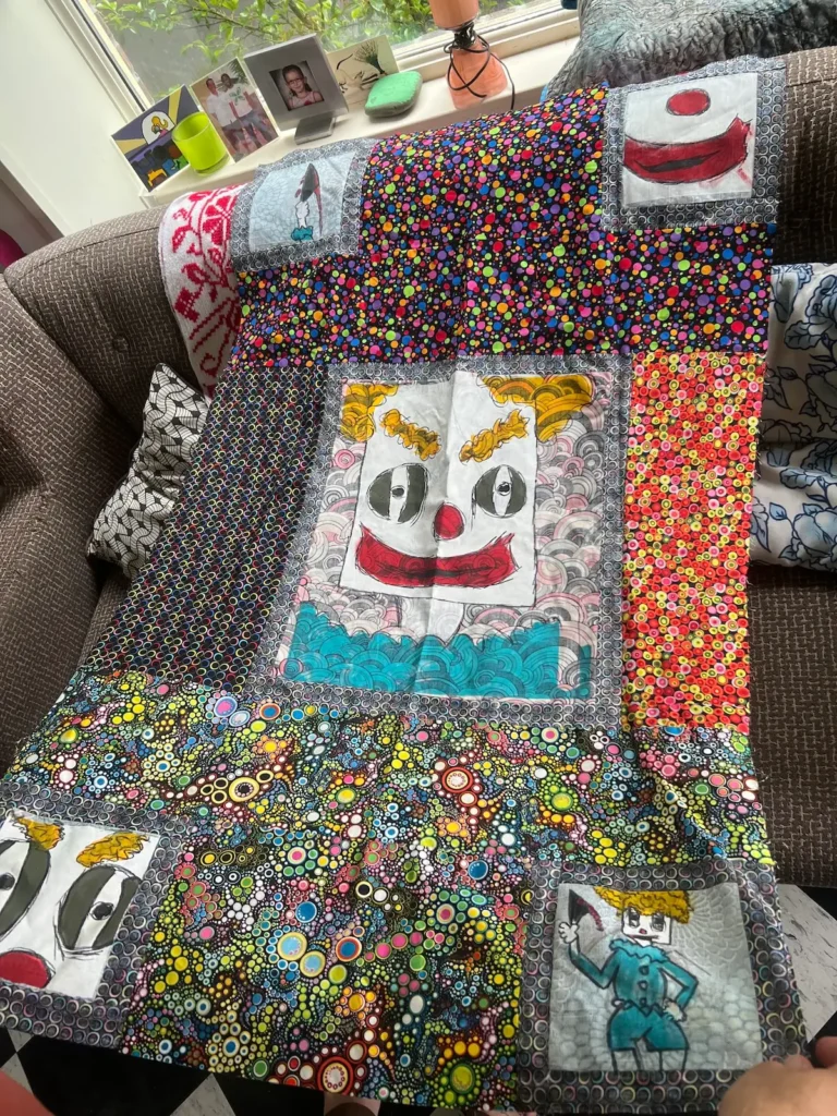 Murder Circus Quilt by Scot Augustston