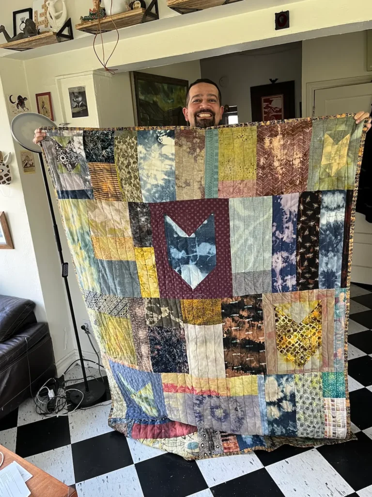 Seven Cats quilt by Scot Augustston