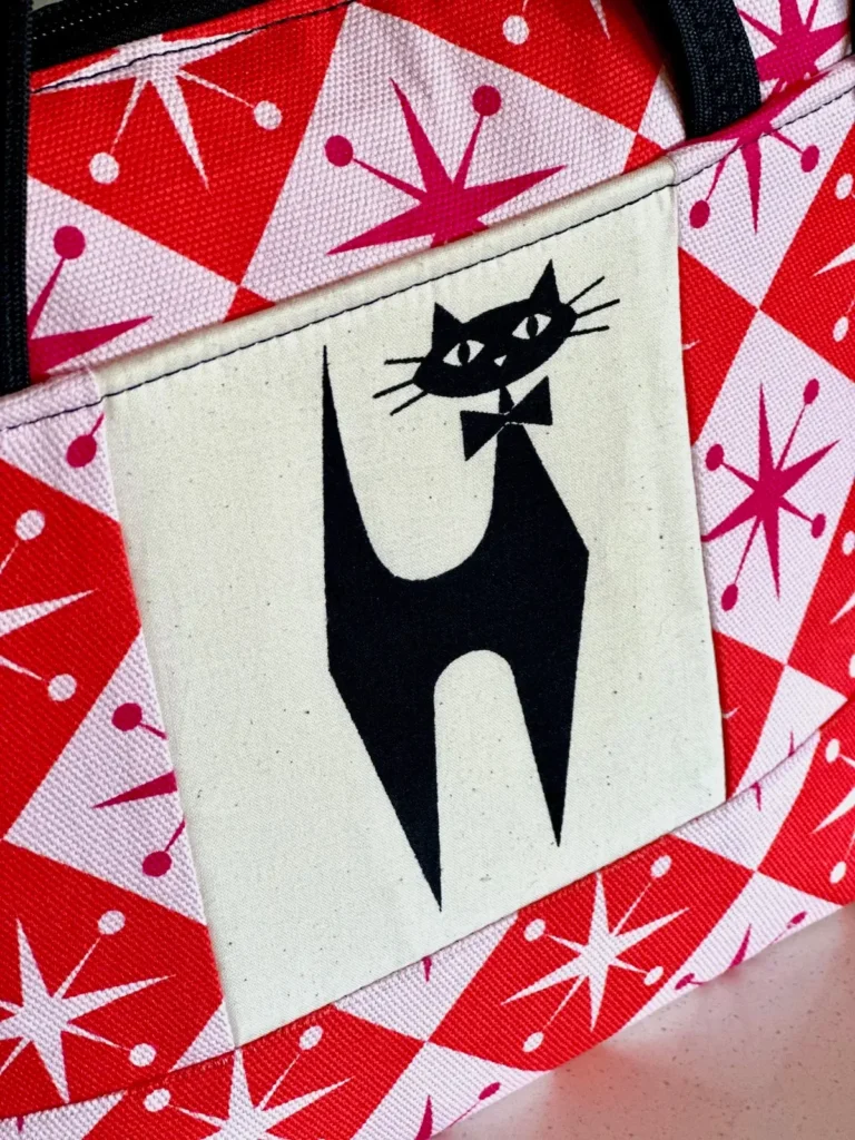 60's cat on a bag made by Scotty Jones
