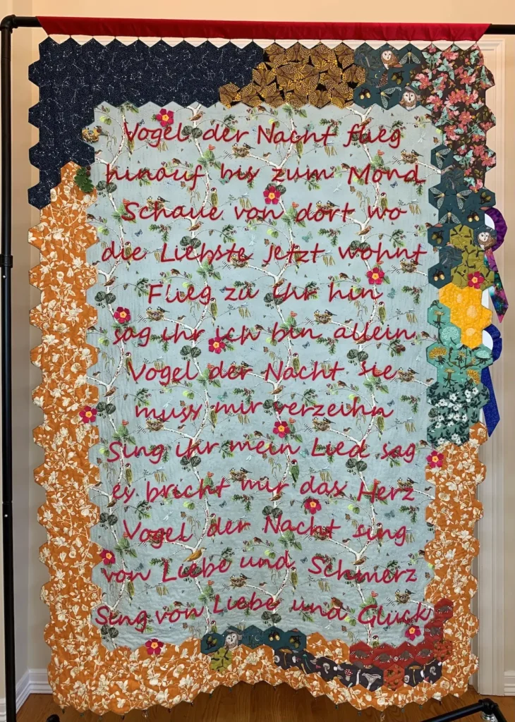 Back of Vogel der Nacht by Serap Whitmer