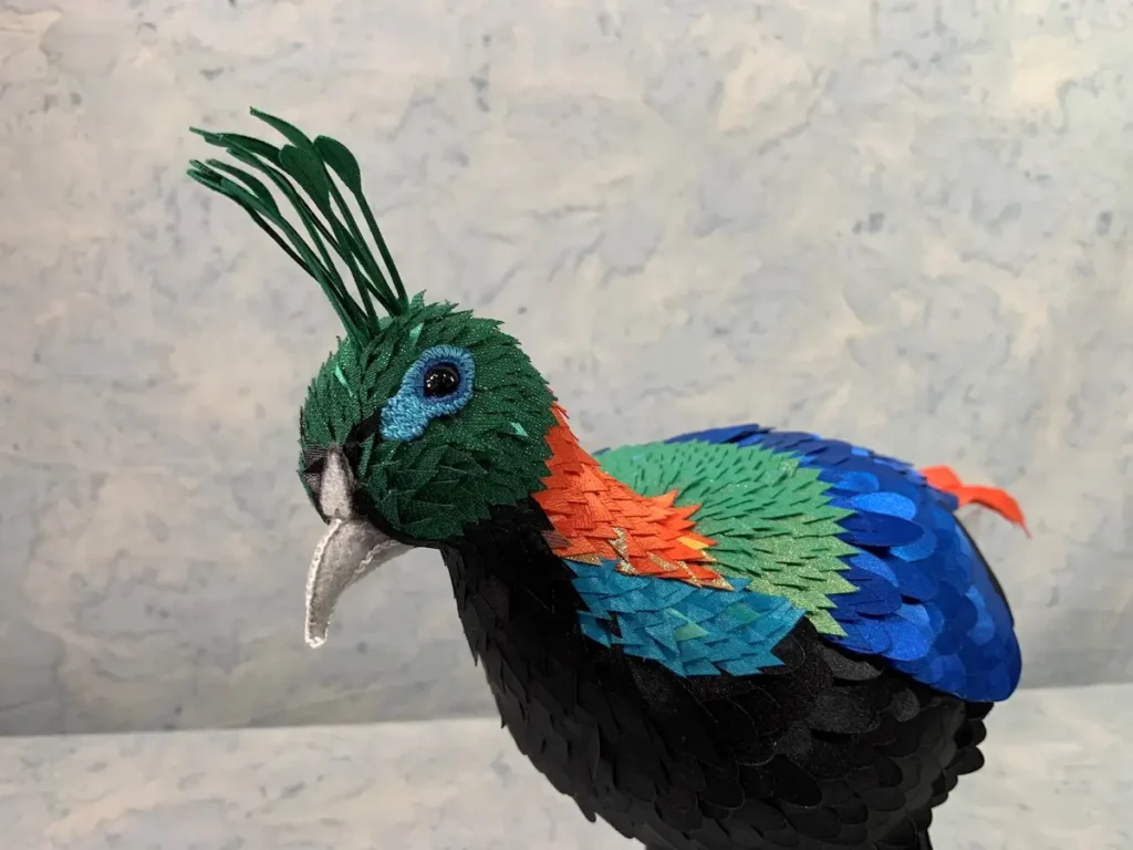 Himalayan Monal 3D bird made by Serap Whitmer